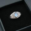 Ethnic Moonstone and silver ring
