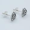 Celtic Triquetra sterling silver earrings or studs