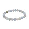 Elastic beryl bead bracelet (Morganite, Aquamarine...)