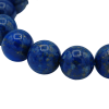 Elastic bracelet natural stone beads lapis lazuli 12mm quality A