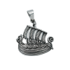 Beautiful Viking Drakkar Pendant in 925 Sterling Silver for man