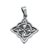 Witch or Bowen knot pendant for men and women in sterling silver