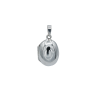 Smooth oval Cassolette pendant