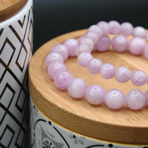 Kunzite natural stone elastic bracelet