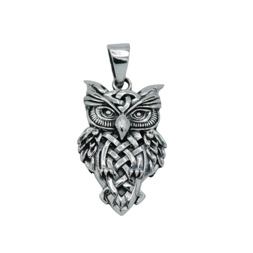 Viking Owl pendant sterling silver 925