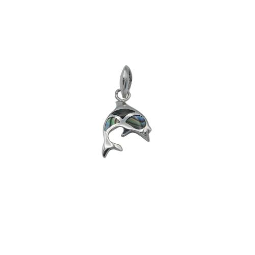 Mother-of-pearl Dolphin Abalone Pendant