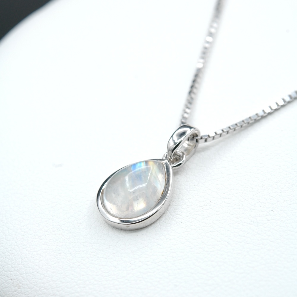 Pear-shaped Moonstone pendant