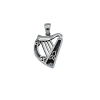 pendentif harpe lyre celtique argent massif 925