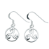 Triskel hoop earrings